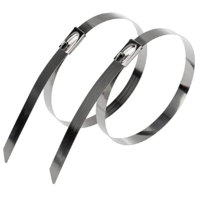 Rexant 07-0210 Стяжка кабельная стальная 304 200x7,9мм 50 шт/уп