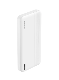Внешний аккумулятор Momax IP77 iPower PD 10000mAh Белый IP77W Li-Ion, напряжение: 5 В, вход: 5 В/3 A, 9 В/2 A, 12 В/1.5 A, быстрая зарядка: Quick Charge 3.0, разъемы: 1хType-C, 1хUSB, индикация зарядки, совместимость: смартфоны Android, Apple iPhone 15