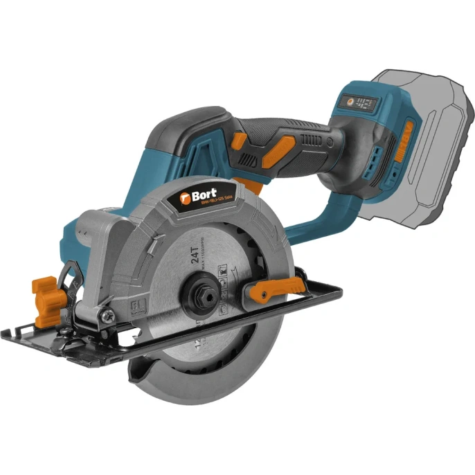 Пила циркулярная аккумуляторная BORT BHK-18Li-125 Solo (без АКБ и ЗУ) 93418354