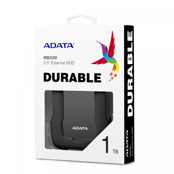 1ТБ Внешний диск HDD A-Data DashDrive Durable HD330, USB 3.0, черный [ahd330-1tu31-cbk]