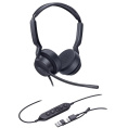 Гарнитура проводная Yealink UH42 Dual UC USB-C/A