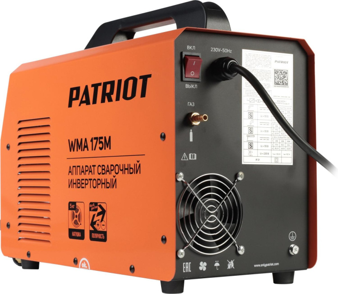 Сварочный полуавтомат Patriot WMA 175 M, инвертор [605302150]