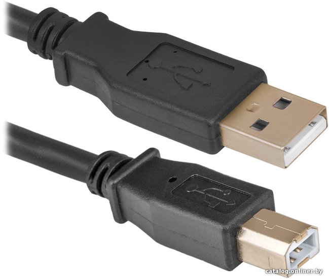 USB кабель Defender USB04-06PRO USB2.0 AM-BM, 1.8м 87430