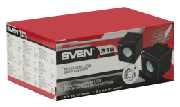 Колонки Sven 315,  2.0,  черный [sv-0110315bk]