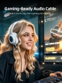 Аудиокабель CABLETIME CF18H (CT-AM35M-AG1) 1 м, 3,5 мм - 3,5 мм - Black Braided