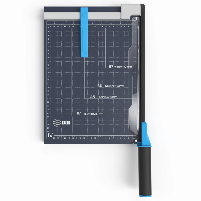 Резак сабельный Cactus CS-CUT-GM412 A4/12лист./320мм/автоприжим/защитный экран
