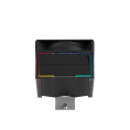 Кулер SAMA X40L (X40-XXWAYXOX-G) (Intel LGA115X/1200/1700/1851, AMD AM4/AM5, крепление на винтах, 4 тепловые трубки (6мм), размер вентилятора: 100×100×25мм, гидродинамический подшипник, 2600об/мин, 56.6CFM, 31.2dB(A), PWM, TDP 200W, ARGB, 100×96.9×133.5мм