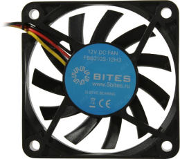 5bites Вентилятор FB6010S-12H3 60X10 / SLEEVE / 3800RPM / 3P