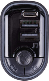 Автомобильный FM-модулятор ACV FMT-128B черный MicroSD BT USB 38762