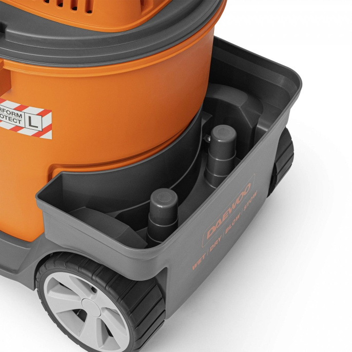 Строительный пылесос Daewoo DAVC 2514S,  серый