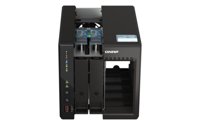 Сетевое хранилище NAS Qnap TS-253E-8G 2-bay настольный Celeron J6412