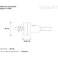 Коронка кольцевая 25 мм Gigant G-11305