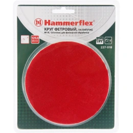 Диск полировальный на липучке Flex 227-018 PD M14 FL (125x6 мм; войлок) HAMMER 62194
