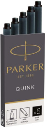 Картридж Parker Z11 цвет чернил: черный, для ручек перьевых 5шт [1950382]