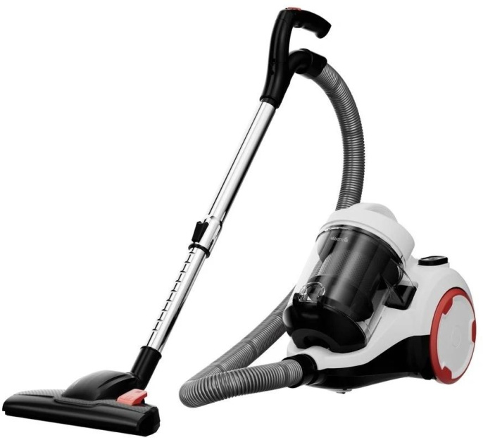 Пылесос DEERMA DEM-TJ200W, 1850Вт, белый/черный