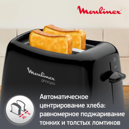 Тостер MOULINEX TT1102, черный [1500578228]