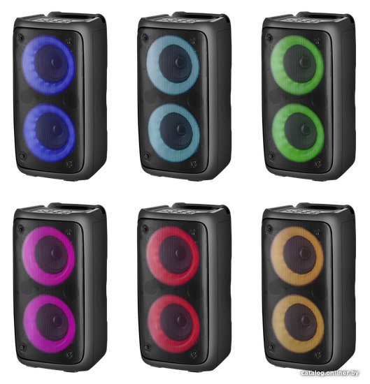 Портативная колонка Defender Boomer 20 20Вт, Light/BT/FM/USB/AUX/MIC, 65820