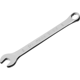 Комбинированный ключ 8 мм MATRIX CrV, полированный хром// 15152