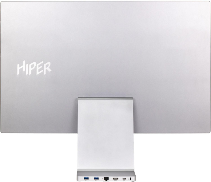 Моноблок Hiper ExpertCenter ED27 27" Full HD i5 1240P 1.7 8Gb SSD512Gb Iris Xe CR без ОС GbitEth WiFi BT 100W клавиатура мышь Cam серый 1920x1080