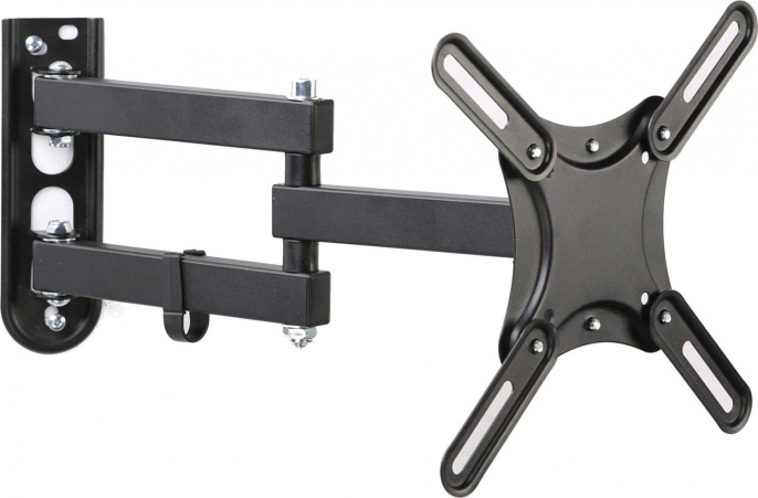 Кронштейн для телевизора HAMA R1 118154, 19-48", настенный, поворот и наклон,  черный