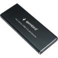Внешний корпус Gembird USB 3.0 для M2 SATA, порт MicroB, металл, черный, EEM2-SATA-1