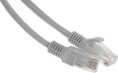 Патч-корд PREMIER PP12-1.5M литой molded , UTP, кат.5E, 1.5м, 4 пары, 26AWG, алюминий омедненный, многожильный, серый