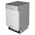 Посудомоечная машина Timberk Set&Dry T-DW45BI103, узкая, напольная, 59.4см, загрузка 11 комплектов, серебристая
