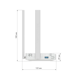 Маршрутизатор/ Netcraze Viva Гигабитный интернет-центр с Mesh Wi-Fi 5 AC1200, 4-портовым Smart-коммутатором и многофункциональным портом USB Netcraze Viva NC-1913