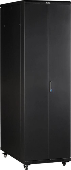 Шкаф серверный Lanmaster TWT-CBB-32U-6X10-G1 напольный 32U 600x1000мм пер.дв.стекл задн.дв.двуст. 2 бок.пан. 800кг черный