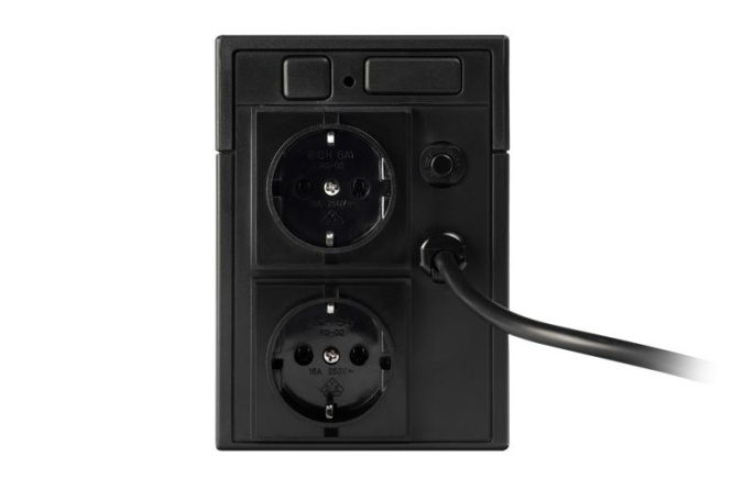 Источник бесперебойного питания SMARTWATT ИБП линейно-интерактивный, 650/360 ВА/Вт, напольный, LED индикация, Schuko CEE7/4 - 2 шт. 3703020390006