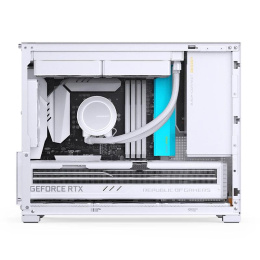 Корпус без блока питания Case JONSBO D32 PRO, Mini-Tower, TG, no fan, 2xUSB-A 3.2 + 1xUSB-C 3.2, mATX, mDTX, mITX White (D32 PRO White)