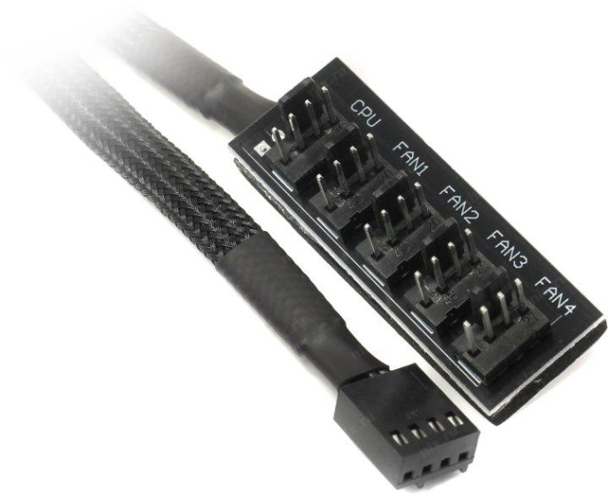 Espada E5pwm4pin Разветвитель питания для вентиляторов 4pin- 5x4pin