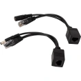 Пассивный комплект (инжектор + сплиттер) для передачи PoE OSNOVO Ethernet, PPK-11 -0000000159