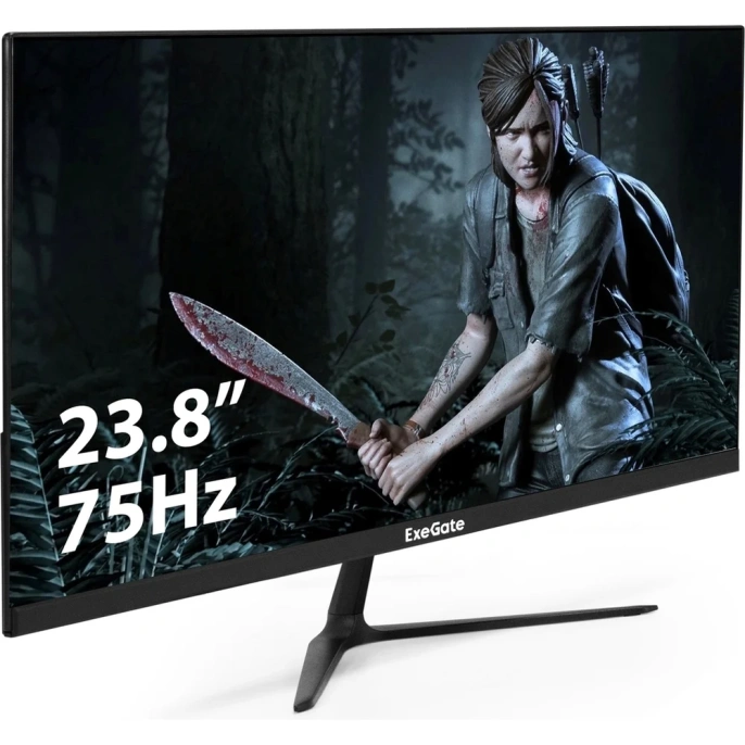 Монитор ExeGate 23.8 SmartView EZ2400TA EX296282RUS, FHD, 1920x1080@75Гц, 16:9, 250cdm2, 1000:1, 178 178, 5ms, D-Sub, HDMI1.4, DisplayPort, Audio-ou
