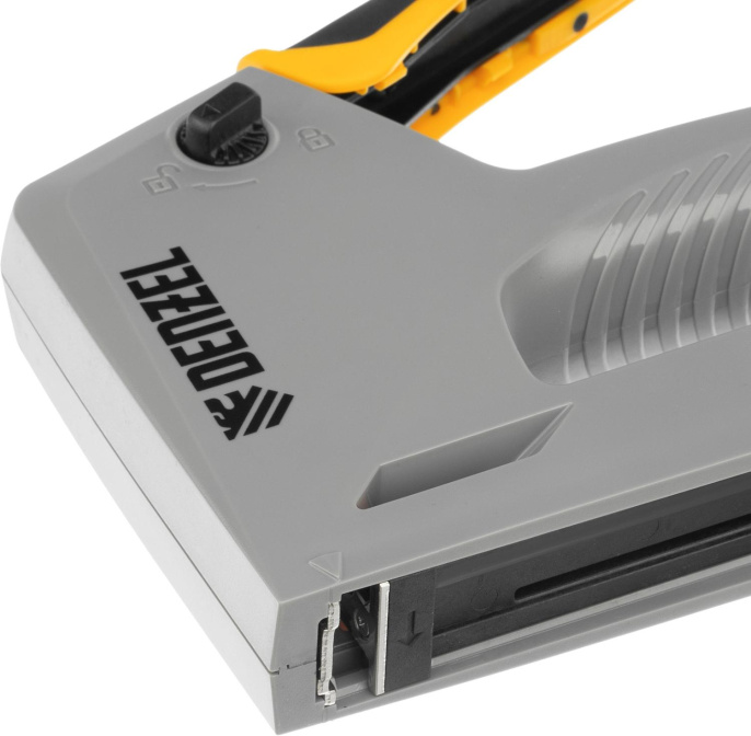 Степлер ручной Denzel 40213 скобы тип 53: 6-14мм гвозди тип 300 / 500