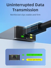 USB-Хаб CABLETIME CB56G (CT-AML2500-AG) – USB 3.0 A, 2.5G RJ45 Gigabit Ethernet для ноутбуков