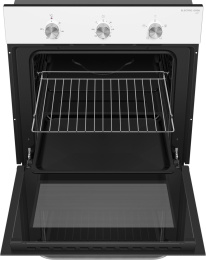 Духовой шкаф электрический MEFERI Light MEO604WH, 65л, дверца с 2 стеклами, белый