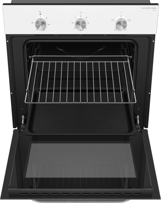 Духовой шкаф электрический MEFERI Light MEO604WH, 65л, дверца с 2 стеклами, белый