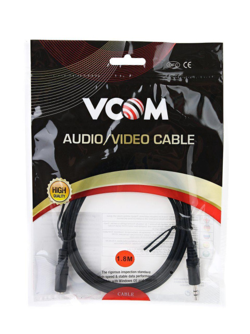 Кабель AUDIO 3.5MM 1.8M VAV7179-1.8M VCOM
