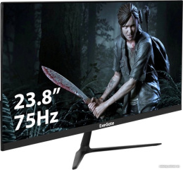 Монитор ExeGate 23.8 SmartView EZ2400TA EX296282RUS, FHD, 1920x1080@75Гц, 16:9, 250cdm2, 1000:1, 178 178, 5ms, D-Sub, HDMI1.4, DisplayPort, Audio-ou