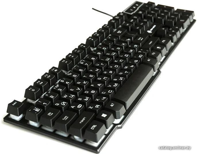 Клавиатура KGK-15U BLACK Dialog Gan-Kata - игровая с подсветкой, USB, черная