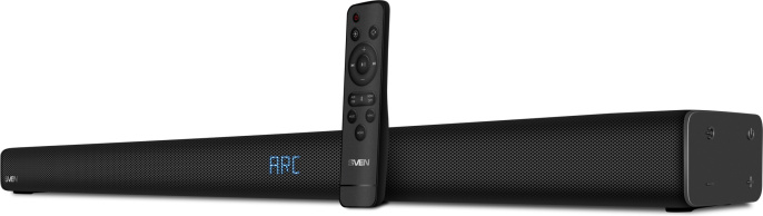 Саундбар SVEN SB-2055, черный 80 Вт, Bluetooth, HDMI, ПДУ, Optical, USB, дисплей SV-022471
