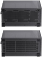 Корпус без блока питания Case JONSBO D41 MESH, Midi-Tower, TG, no fan, 1xUSB-A 3.2 + 1xUSB-C 3.2, ATX, mATX Black (D41 MESH Black)