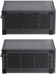 Корпус без блока питания Case JONSBO D41 MESH, Midi-Tower, TG, no fan, 1xUSB-A 3.2 + 1xUSB-C 3.2, ATX, mATX Black (D41 MESH Black)