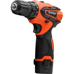Аккумуляторная дрель-шуруповерт SKIPER CS2800-1 (12В, 2 акк, 1,5 А/ч Li-ion, 2 ск, 19 Нм, кейс) 00-00015032