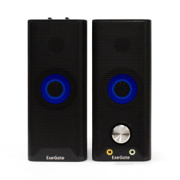 ExeGate Accord 280 питание USB, Bluetooth, 2х3Вт 6Вт RMS , 60-20000Гц, цвет черный, RGB подсветка, с возможностью трансформации в саундбар, Color Box