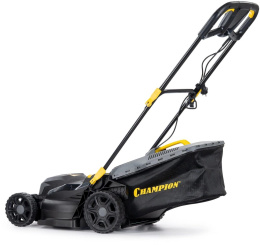 CHAMPION Газонокосилка эл. EM4018 { 1,8 кВт травосб. 40л ширина 400мм 25-75мм, 14,7кг }