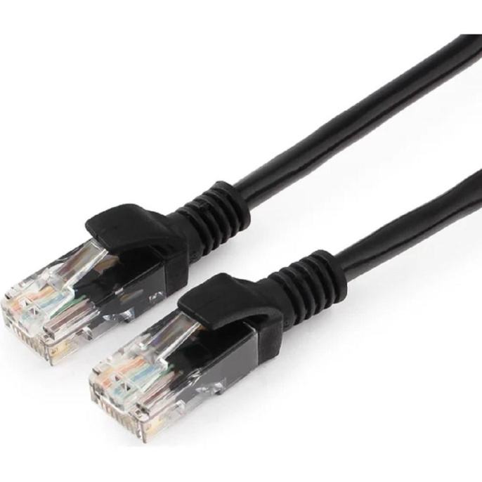 Гарнизон PC-UTP-5e-3-BK кат.5e, Патч-корд UTP 3м, литой, многожильный чёрный