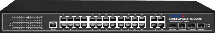 Коммутатор Trassir TR-NS24284C-400-24PoE, управляемый