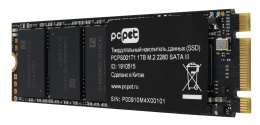 SSD накопитель PC PET PCPS001T1 1ТБ, M.2 2280, SATA III, M.2, oem